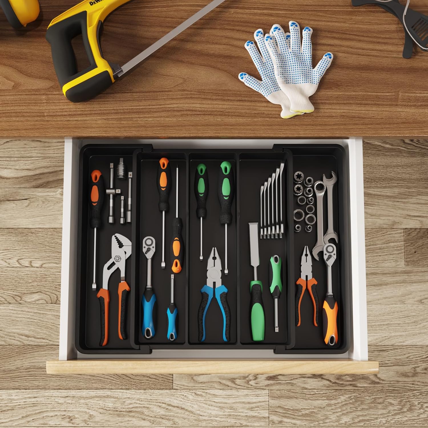 Expandable Drawer Utensil Organiser