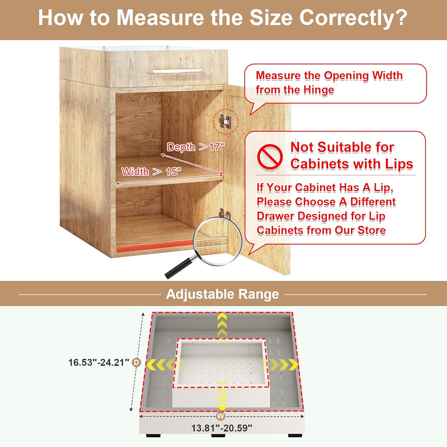 Expandable Pull-Out Cabinet Organiser
