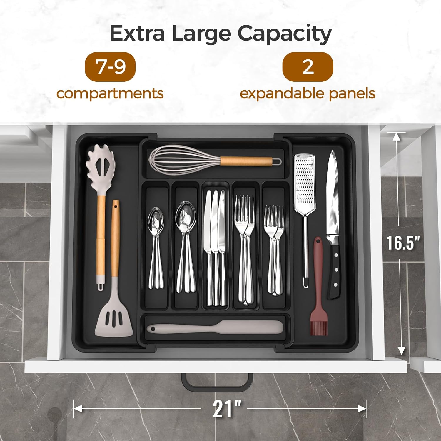 Expandable Utensil Cutlery Drawer Organiser