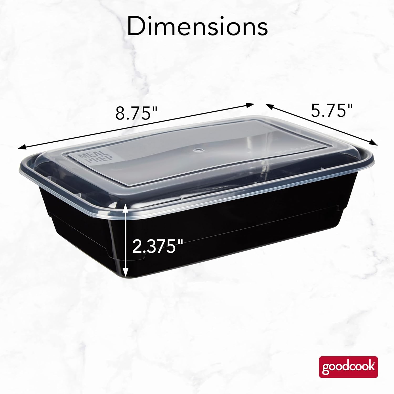 Ten-Pack Single Compartment Containers