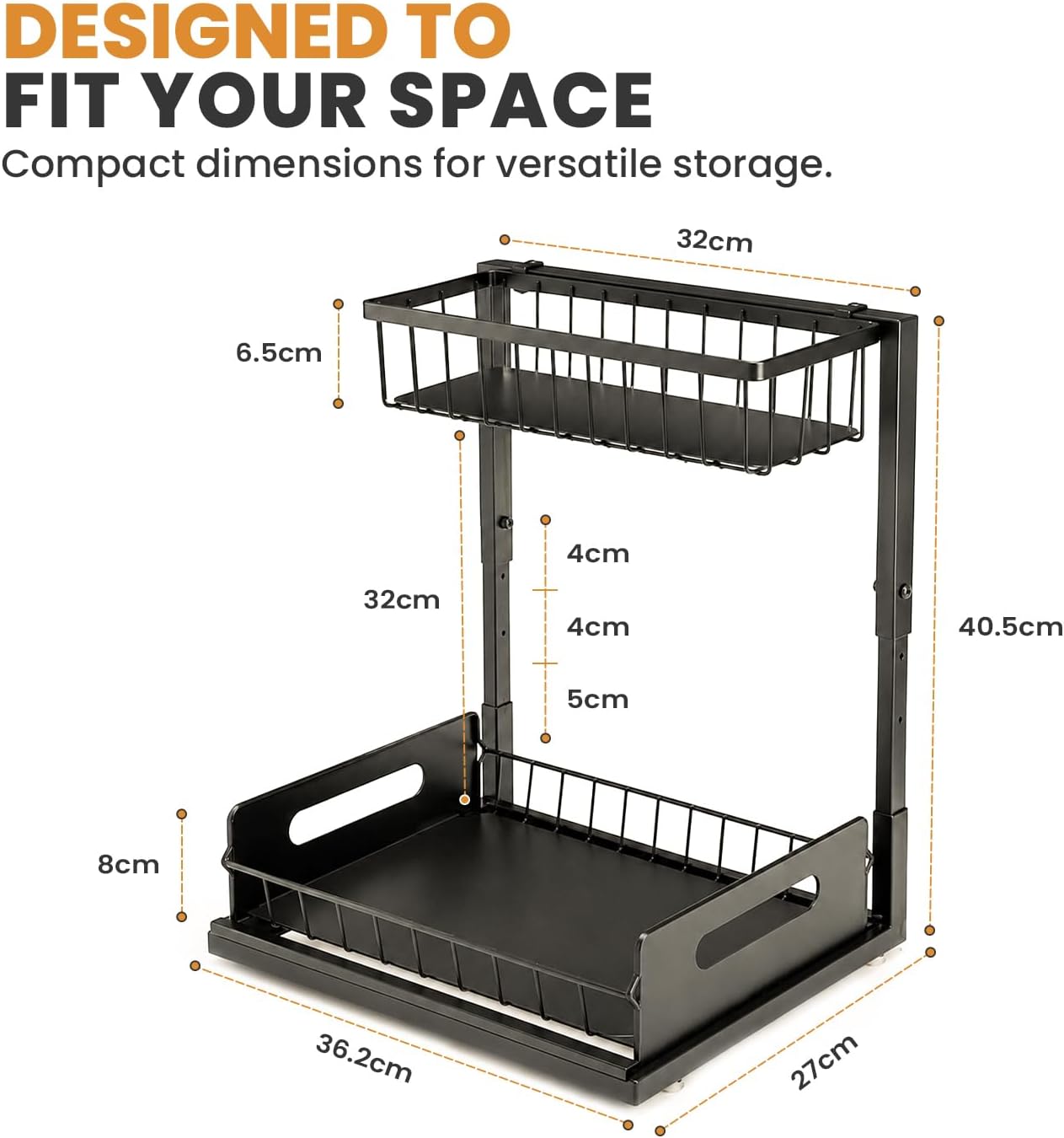Two-Tier Pull Out Organiser Set